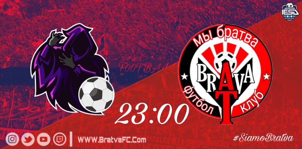BratvaFC's tweet photo. ¡Hoy juega Bratva! Por las fechas 11 y 12, del torneo Primera “D” de @IESAArgentina, nuestro equipo se enfrentará a @GxLatam y @fc_paez respectivamente.
Seguí la transmisión del partido por nuestro canal de Twitch: https://t.co/2dnugi0cjb
#SiamoBratva #EstoEsBratva https://t.co/dhSHIeuKZF
