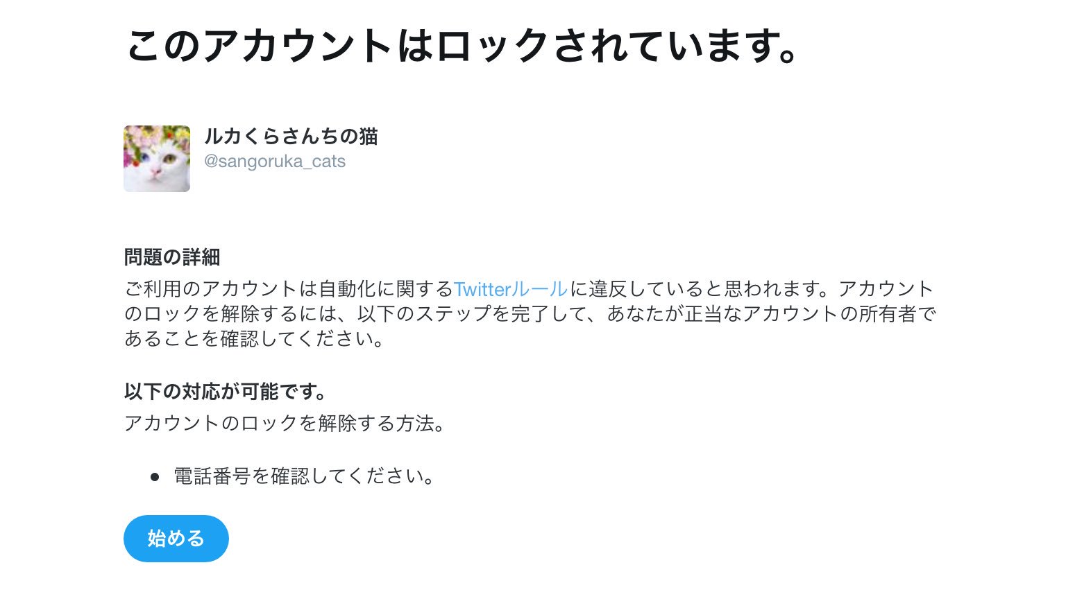 スパム認定 Twitter Search Twitter