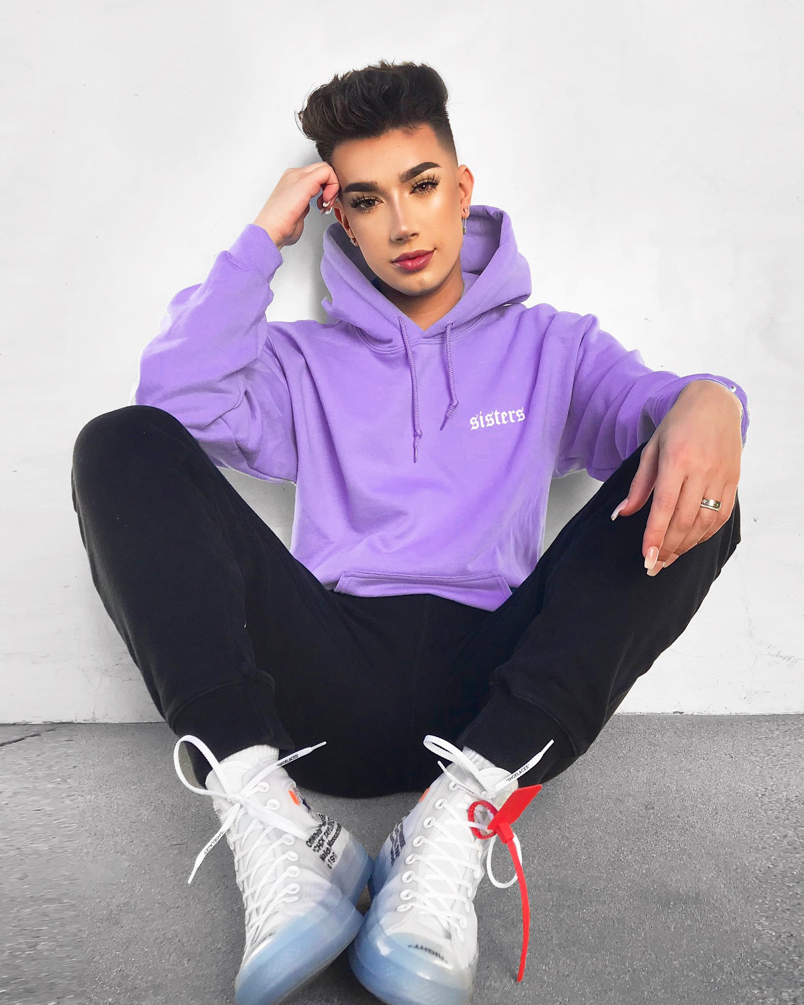 james charles adidas hoodie