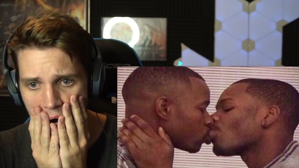 Two Gay Niggas Kissing