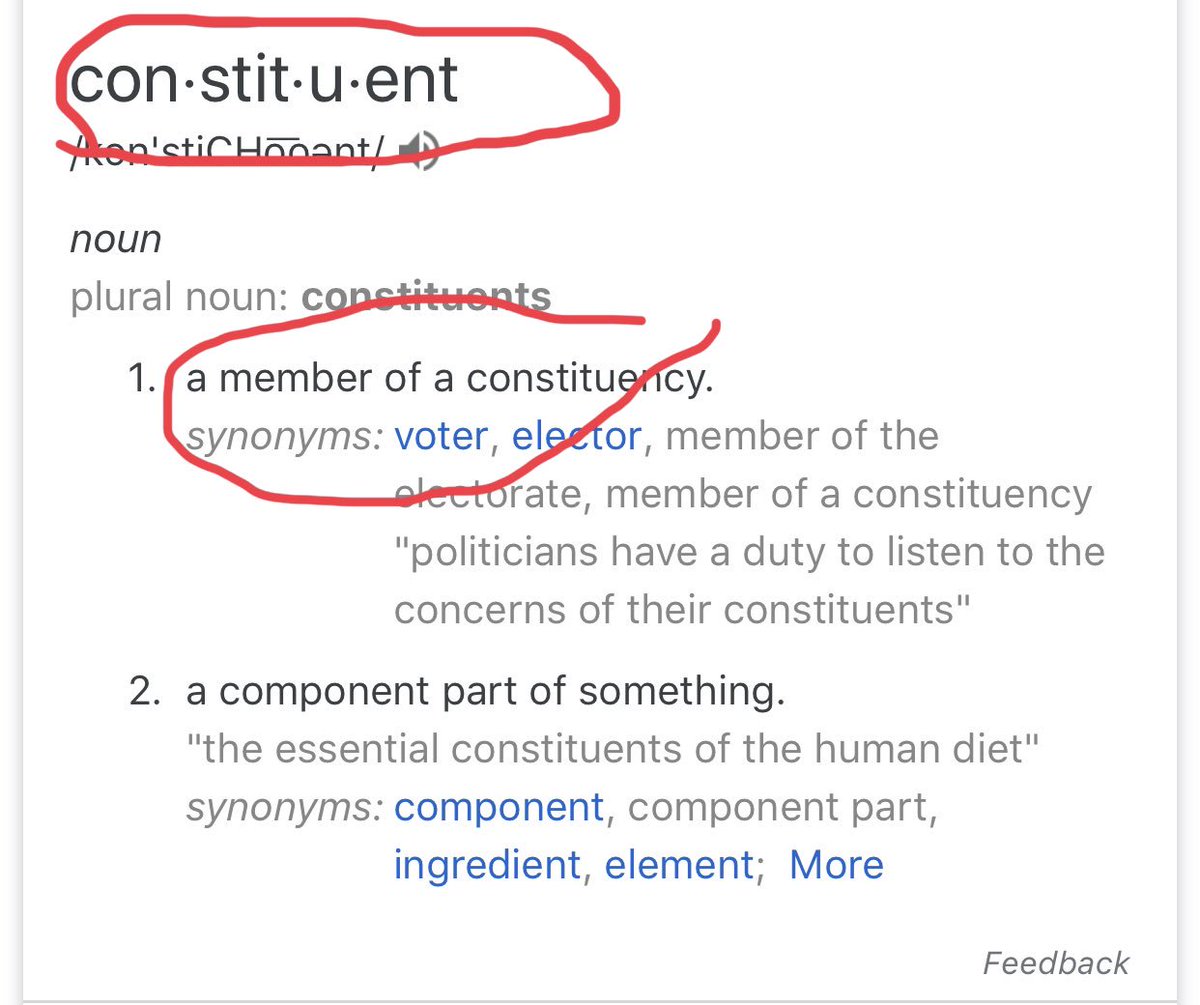 Constituents Definition