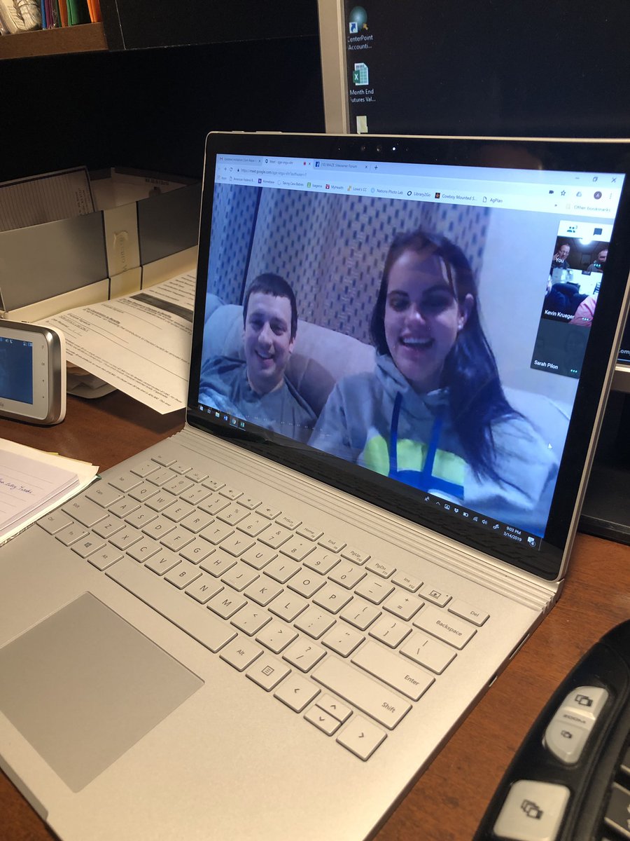 valleycornmaize's tweet photo. When a blizzard keeps us from our meeting, we utilize technology as we start planning our 2019 season! We’re so excited to be back for a new year! #cornmaze #ILoveGFK #valleycornmaize https://t.co/L3vY2K4kkm
