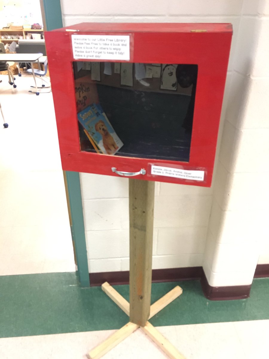 MsMrak's tweet image. Did you know that @PrairieWaters has its very own #littlefreelibrary ???? Pop by @MsMrak room and check it out! #takeabookleaveabook Thanks @awaken_passion for this contribution to our #rvslit community! #rvsed