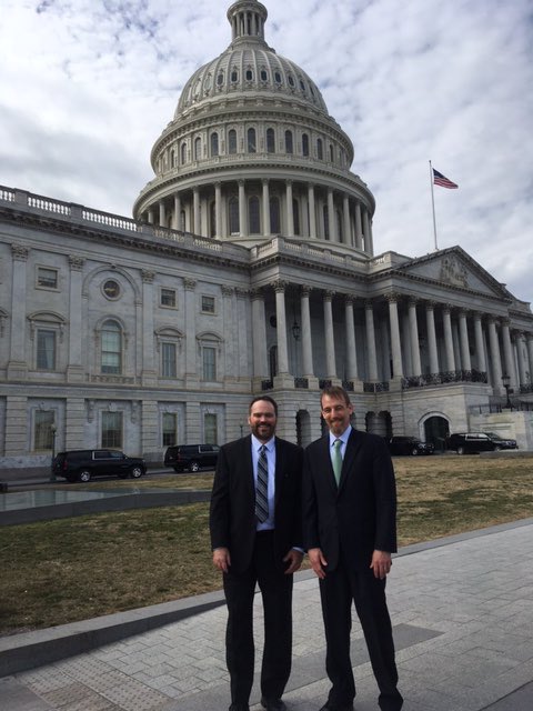 SteveRSain's tweet photo. Great day yesterday for #ClimateScienceDay with @MatthewHurteau. Thanks to @ASA_SciPol for help in making it successful! https://t.co/vUgiUIFTz5