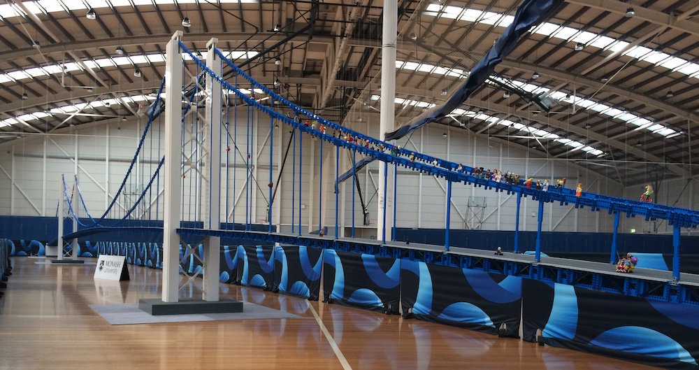 veskiorg's tweet photo. veski proud to support #MITI team in their work to construct the on-tour Guinness World Record LEGO suspension bridge @MSAC_VIC . Open to the public until 5pm today ONLY - co-located with @thequantumleap_  #tqloptin

@JuliaLPage @monashengineers @Vic_LeadSci @Ken_M_Sloan https://t.co/Q8KmqI2vAI