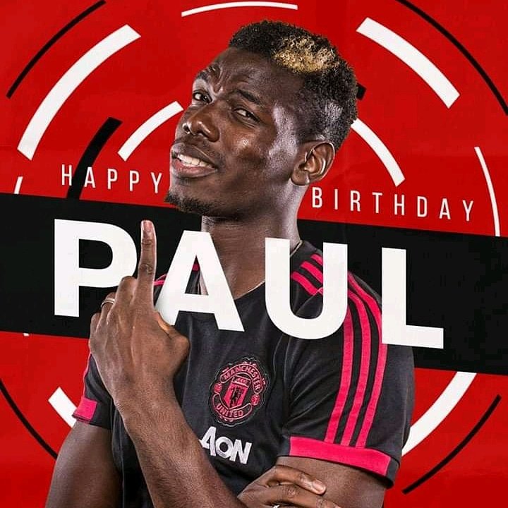 Happy 26th birthday Paul pogba 