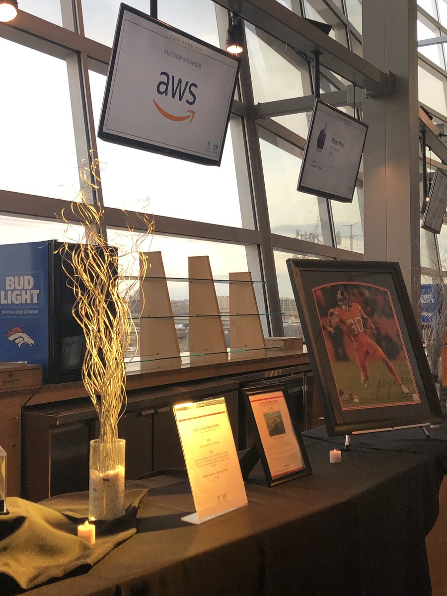 ColoTechAsn's tweet photo. The #CLevel2019 silent auction is closed, be sure to pick up your purchases! @awscloud https://t.co/HWQqrwHXnt