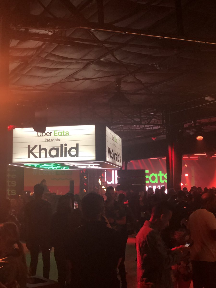 MitchiBiscuits's tweet photo. Ok @UberEats you were right, Saturday’s sleep in can wait.  I’m way more excited for @thegreatkhalid now #SXDrinks #SXSW2019 https://t.co/OIrpBZ2rZ7