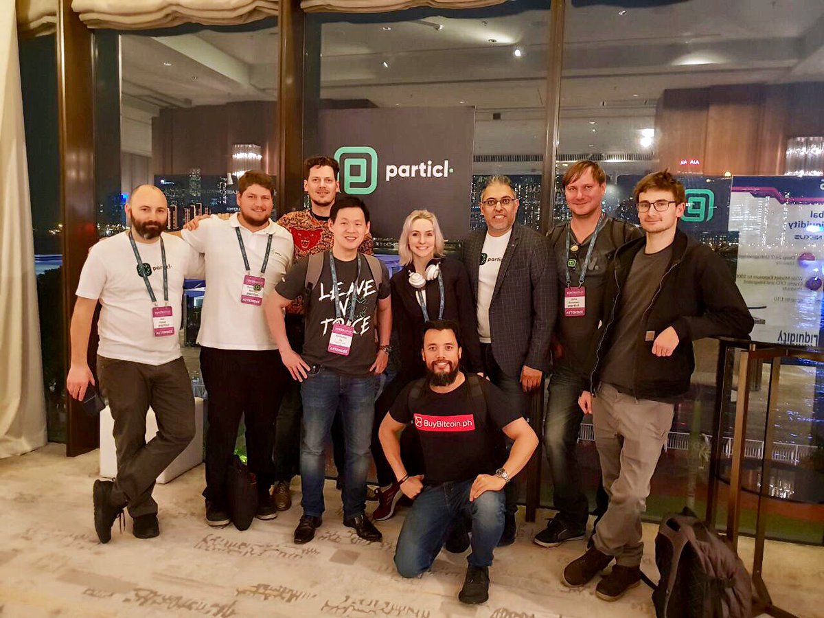 The #Particl team had a blast at @token2049, and we hope you did too! We are really glad we were able to show the #OpenMarketplace to attendees from all over the world and all corners of the industry. Stay tuned for what @ParticlProject has in store for you! #takePART #TOKEN2049