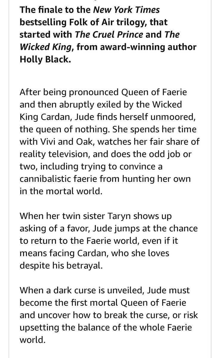 sienna 🏹 on Twitter: ""jude jumps at the chance to return to return to the  faerie world, even if it means facing cardan, who she loves despite his  beyrayal" https://t.co/mTTgd0SHcu" / Twitter