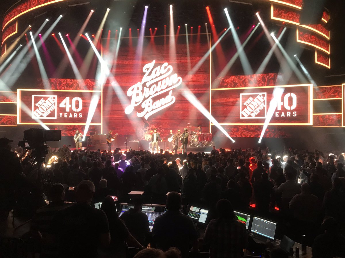 Happy 40th Birthday Home Depot! No better way to celebrate than with the Zac Brown Band.