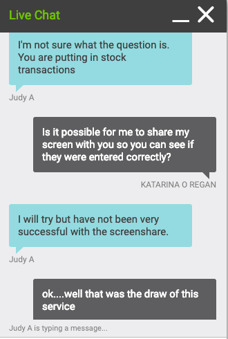 koregan's tweet photo. @HRBlockAnswers Very dissatisfied with the service of chatting with tax pros. Being told that screen share doesn't really work and being told right off the bat that my question was unrealistic?! Was just looking for guidance #hrblock https://t.co/AmO1qIk1XK