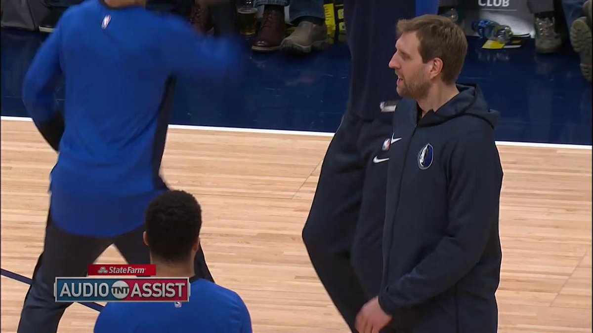 Bleacher Report (@BleacherReport) on Twitter photo 15/03/2019 15:46:32 “This ain’t no college, killa.” Dirk is a legend. (via @NBAonTNT) “This ain’t no college, killa.” Dirk is a legend. (via @NBAonTNT)