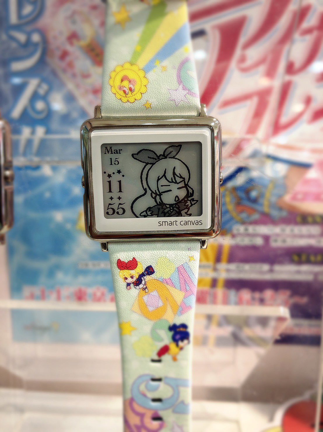 アイカツ！ × Smart Canvas スマートキャンバス 腕時計 アイカツ！ × Smart Canvas (スマートキャンバス)デジタル腕時計
