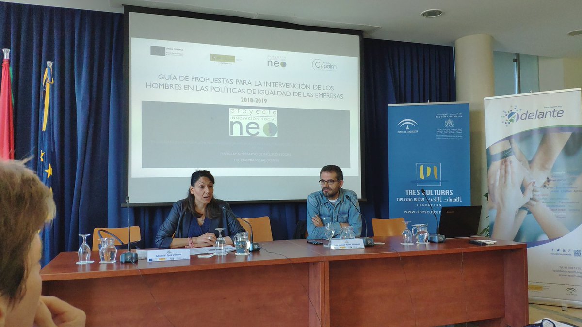 DonMalgeso's tweet photo. Lets go!! Empezamos la jornada "Hombres, cuidados y empleo". Abren Juan Manuel Núñez (@FundacionCepaim ) y Micaela López (Directora Igualdad Ayto Sevilla)!! #masculinity #corresponsabilidad https://t.co/ZvUcpCvUFn
