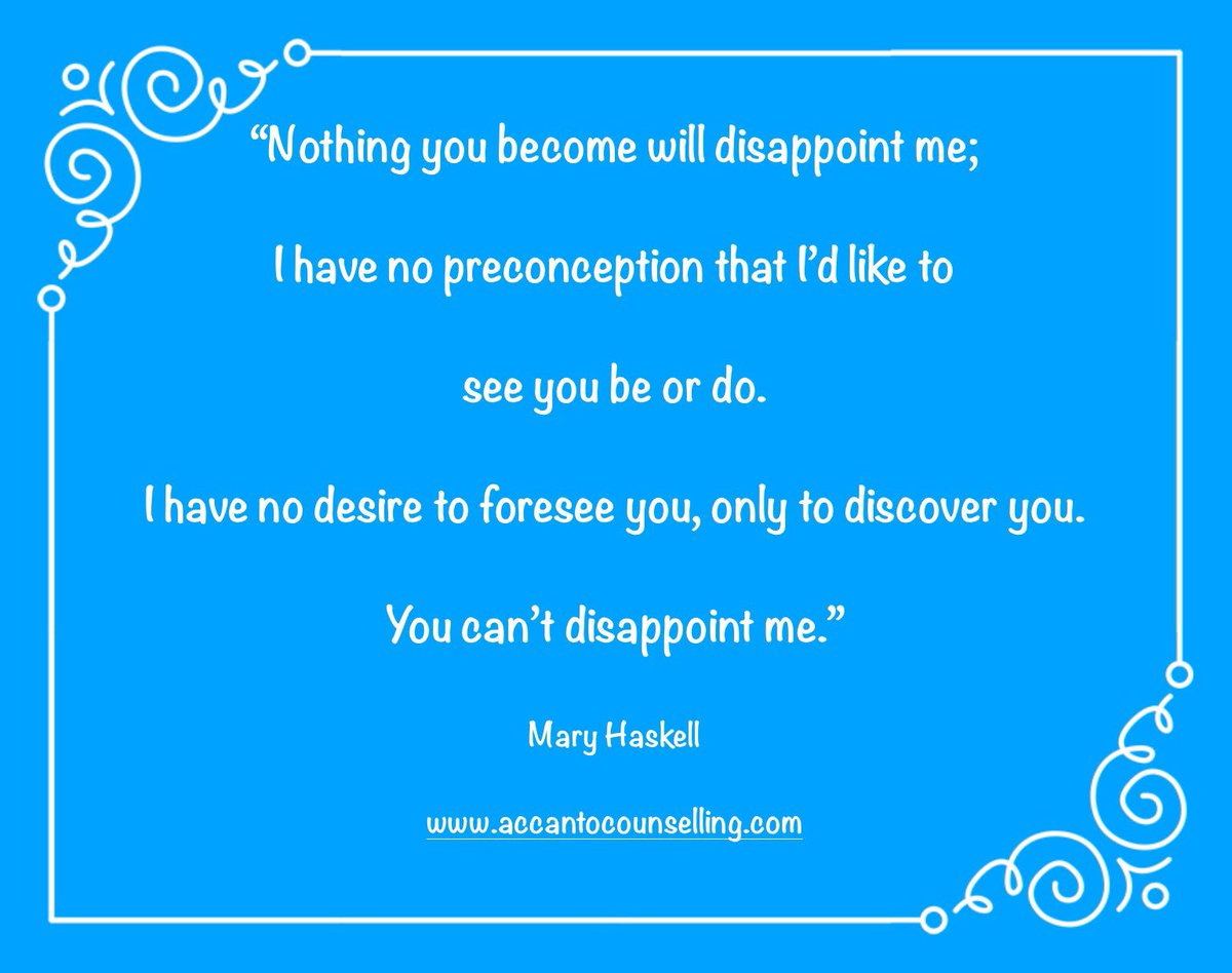 AccantoC's tweet image. As a Counsellor I think this is one of the nicest quotes out there. 

It speaks volumes about many things. You could apply it to several situations. 

For me I’d like to think that a Client finds this and a Counsellor gives this in the Counselling Space 
#TherapeuticRelationship