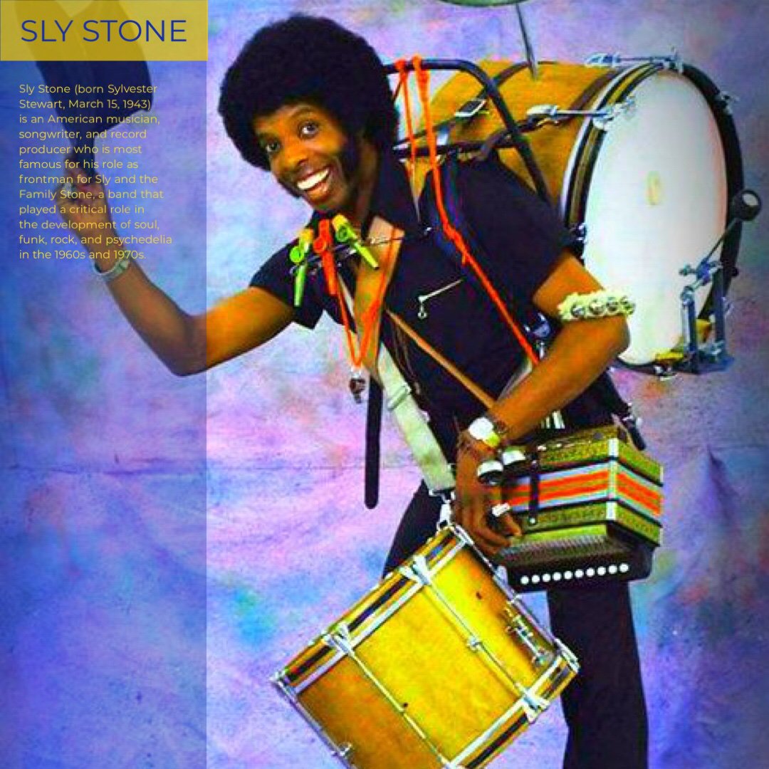 Happy Birthday to Sly Stone.
 