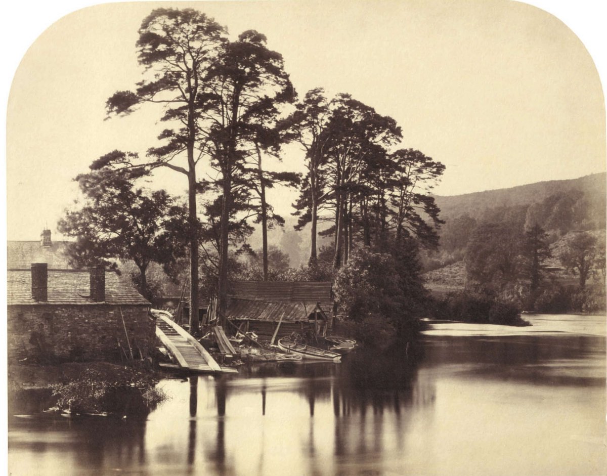 Cambiamo il sistema non il clima #FridaysForFuture Roger Fenton. Panorama dal Newby Bridge [UK].1860