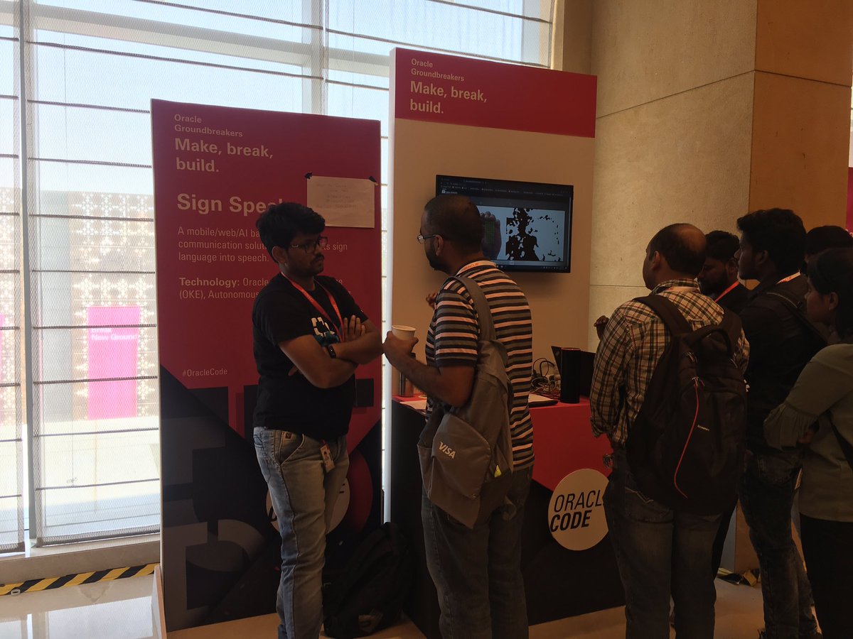 susairajs18's tweet image. Sign Speak with Alex 
 #OracleCode
#CoolestCoder 
@Oracle_India