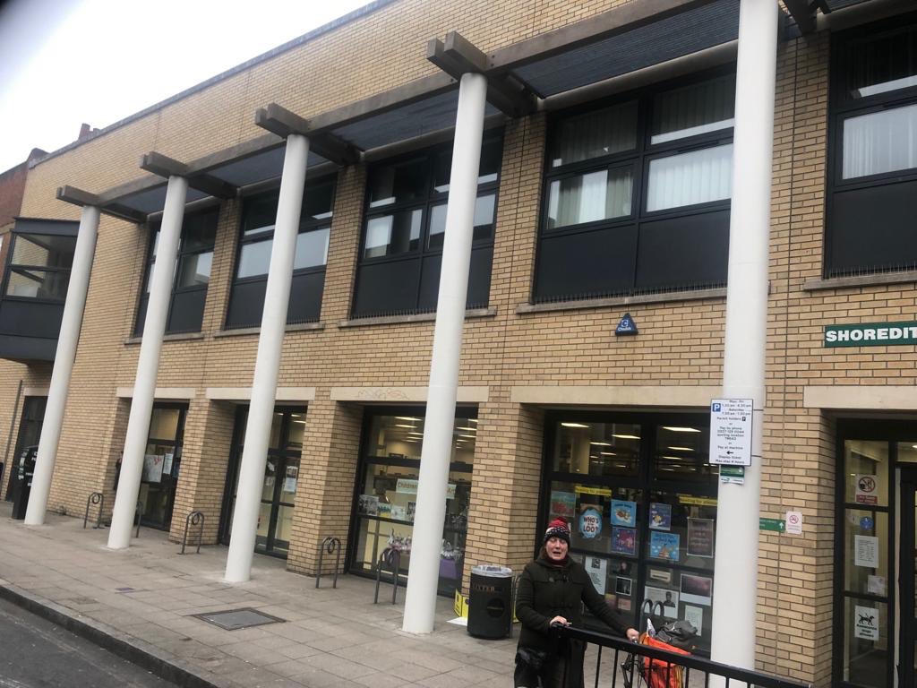 hackneylibs's tweet image. All the work has now been completed and lovely new look for Shoreditch Library.  
#Hackneylibraries #shoreditchlibrary