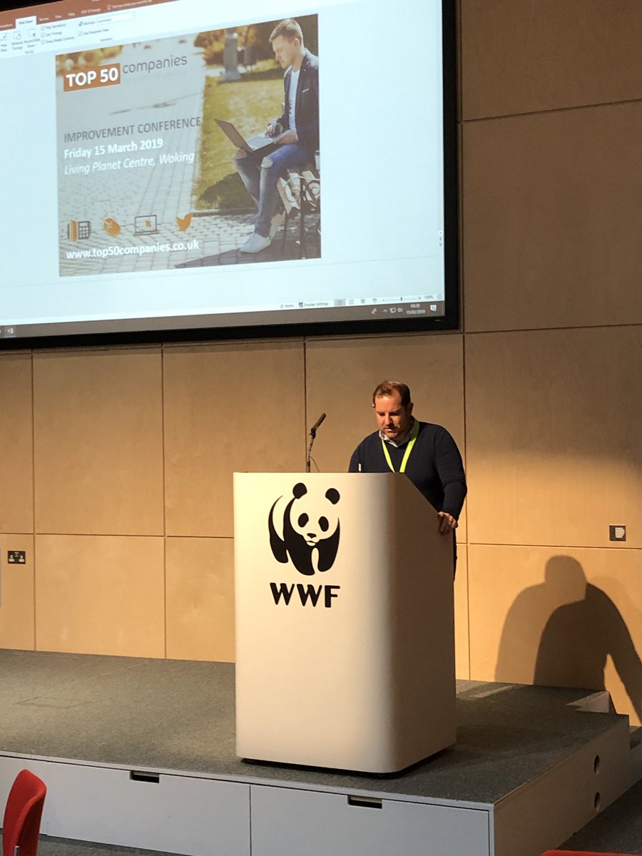 Ready for the Top 50 Annual Improvement Conference to get underway <a href="/wwf_uk/">WWF UK</a>