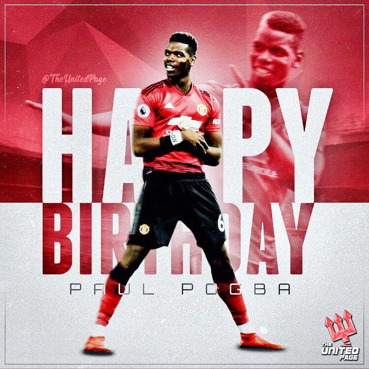 Happy 26th birthday, Paul Pogba! Is he the best midfielder in the world right now?   