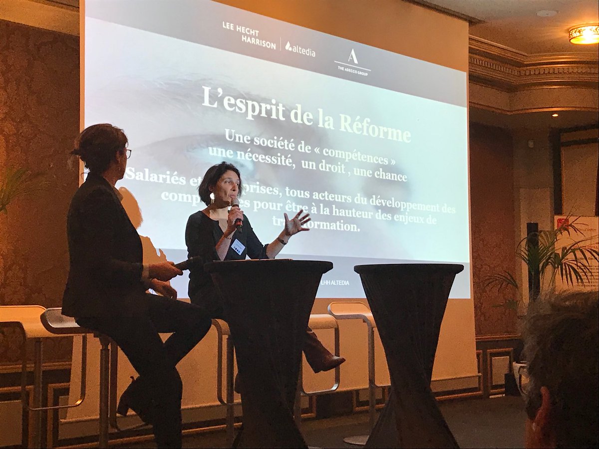 ⁦<a href="/cfabreAN/">Catherine Fabre</a>⁩ en introduction de notre #conférence « L’esprit de la réforme... » #transfoformationprofessionnelle ⁦<a href="/AdeccoFrance/">Adecco France</a>⁩ ⁦@LHHAltedia⁩ ⁦<a href="/SBourdu/">Sebastien Bourdu</a>⁩ ⁦<a href="/SandrineGobessi/">Sandrine Gobessi</a>⁩