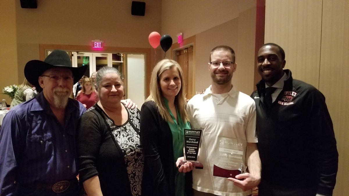 gm8585's tweet photo. On day 106, I found out I was nominated for D158 educator of the year. Found out tonight that I won. Honored. Humbled. Happy.
Thankful for family and friends.
Thankful for D158 Foundation &amp; administration.
Thankful for my students. Proud to serve and love such awesome humans. https://t.co/obvknidike