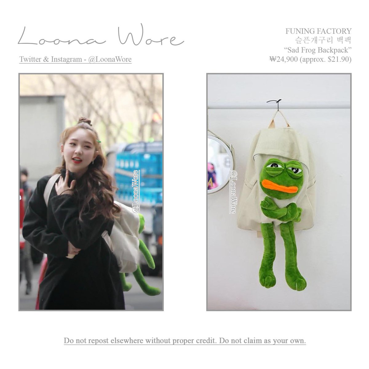pepe frog backpack
