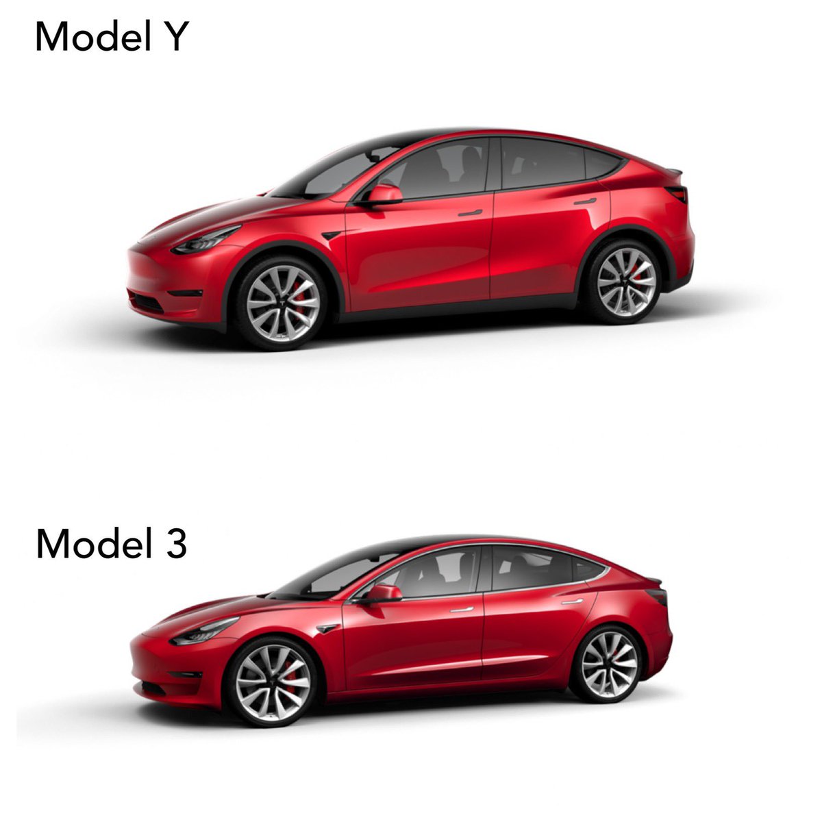 evmaniac's tweet photo. Hey @elonmusk will the Model Y be  factory chrome deleted? Renders in the design studio and pics on website seem that way. @Tesla https://t.co/2hw9zagpwo