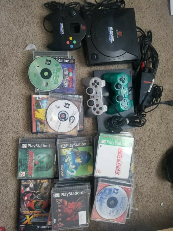 Big #PS1 And Ps2 Game Lot With Segasport #Dreamcast System #retrogaming #ebay🇺🇸 🔥🔗deal.vg/XSvCZRq
