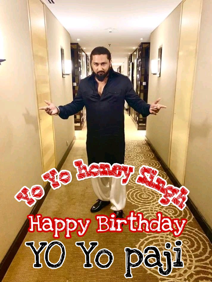 Happy birthday yo yo honey Singh 
