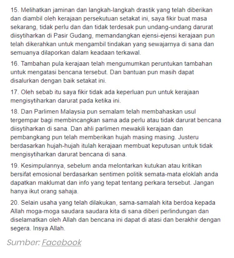 yanRzm's tweet photo. Pasir Gudang. Baca lah ni. https://t.co/1pPz07LPJO