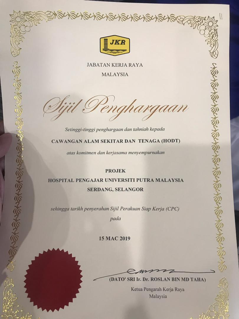 Cawangan Alam Sekitar & Kecekapan Tenaga JKR tweet media