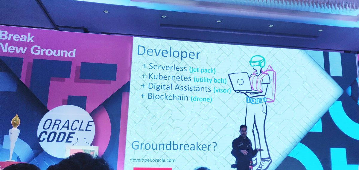 Iam_Rashi's tweet image. Excited to be at Oracle Code 2K19.
#CoolestCoder #OracleCode
