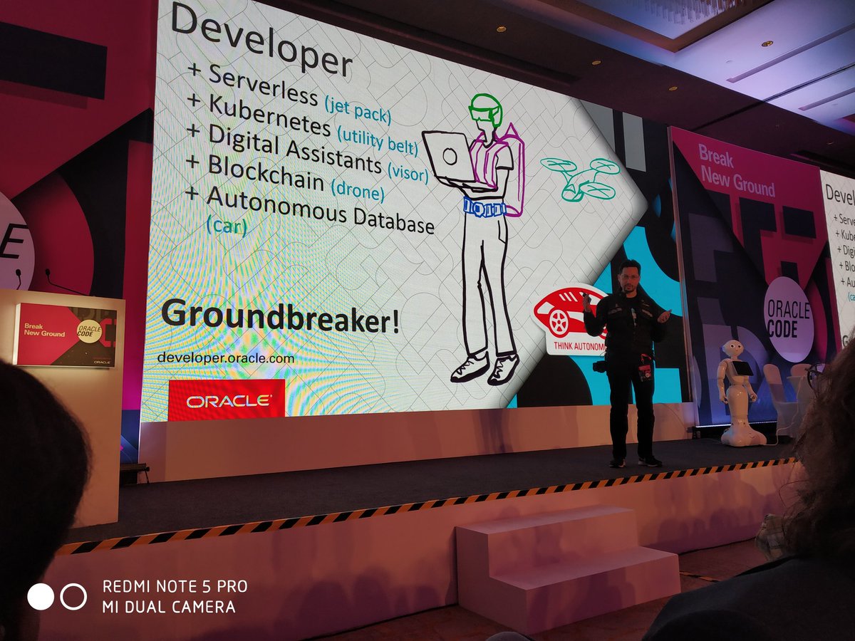 anantharajuc's tweet image. Metamorphosis of the #coolestcoder at #OracleCode @Oracle_India