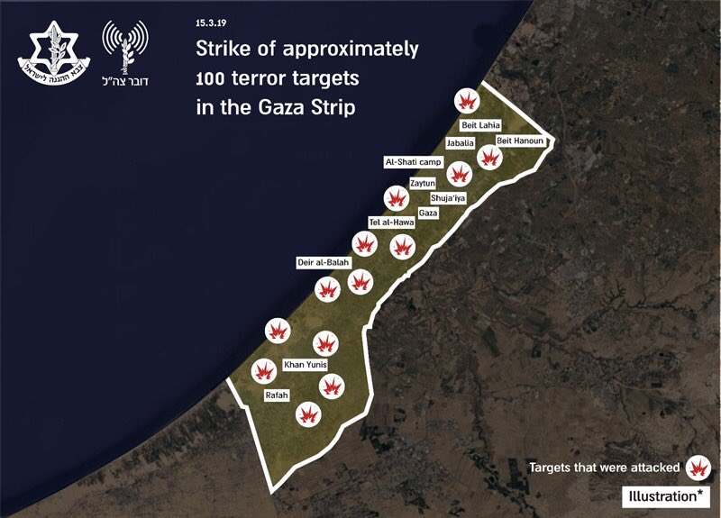 We hit 100 Hamas military targets in Gaza in response to the rockets they fired at Israeli civilians. Among them:
• Underground rocket manufacturing site
• HQ responsible for orchestrating Hamas terrorism in Judea & Samaria
• Hamas center of unmanned aerial aircraft
#StopHamas