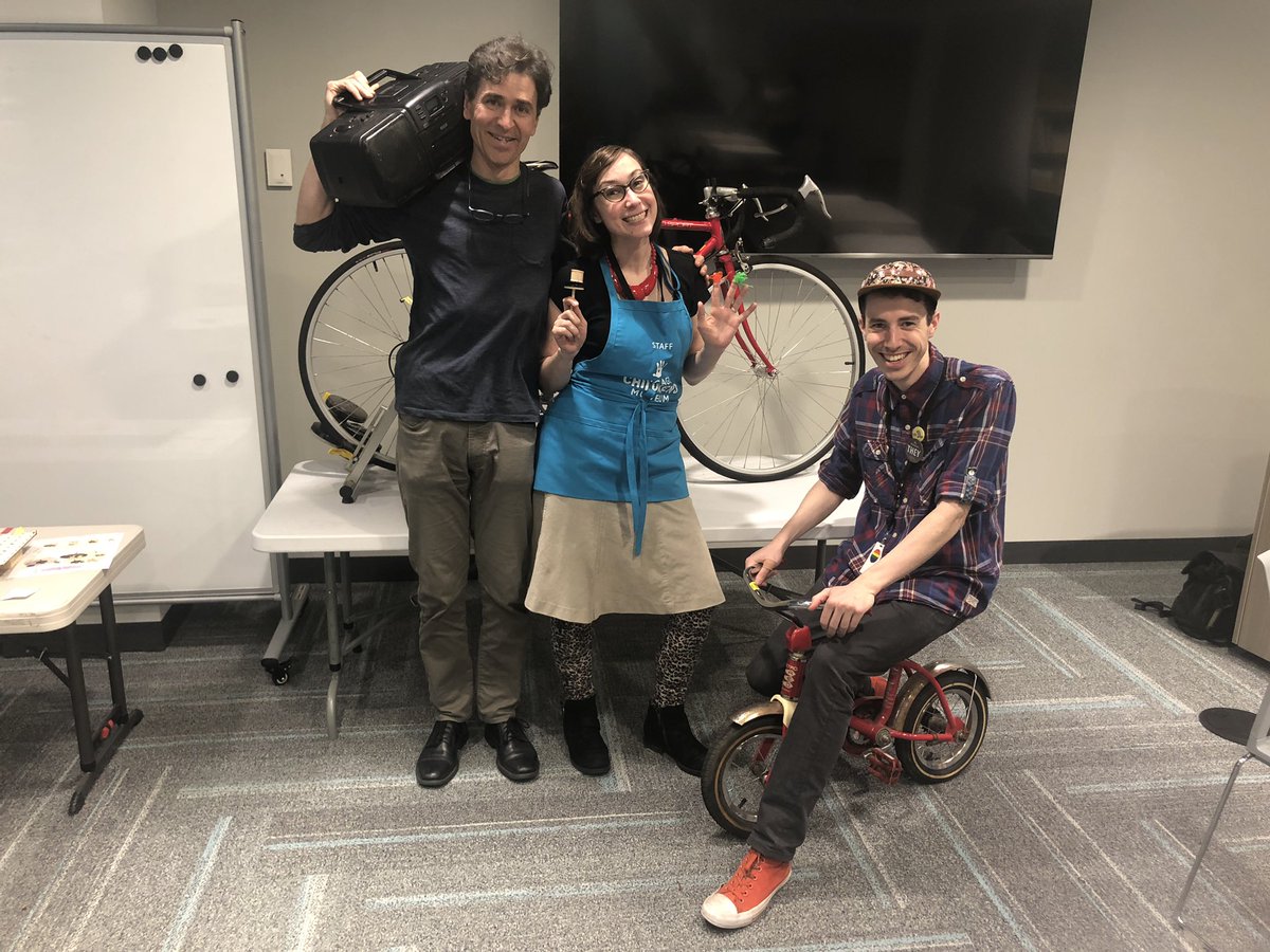 Just finished a successful <a href="/US_IMLS/">IMLS</a> Bike Engineering Program!!!#bikes #stemex 🚲🚲🚲🚲🚲 <a href="/BucephalusBikes/">Bucephalus Bikes</a> <a href="/childrensmuseum/">CHI Childrens Museum</a>