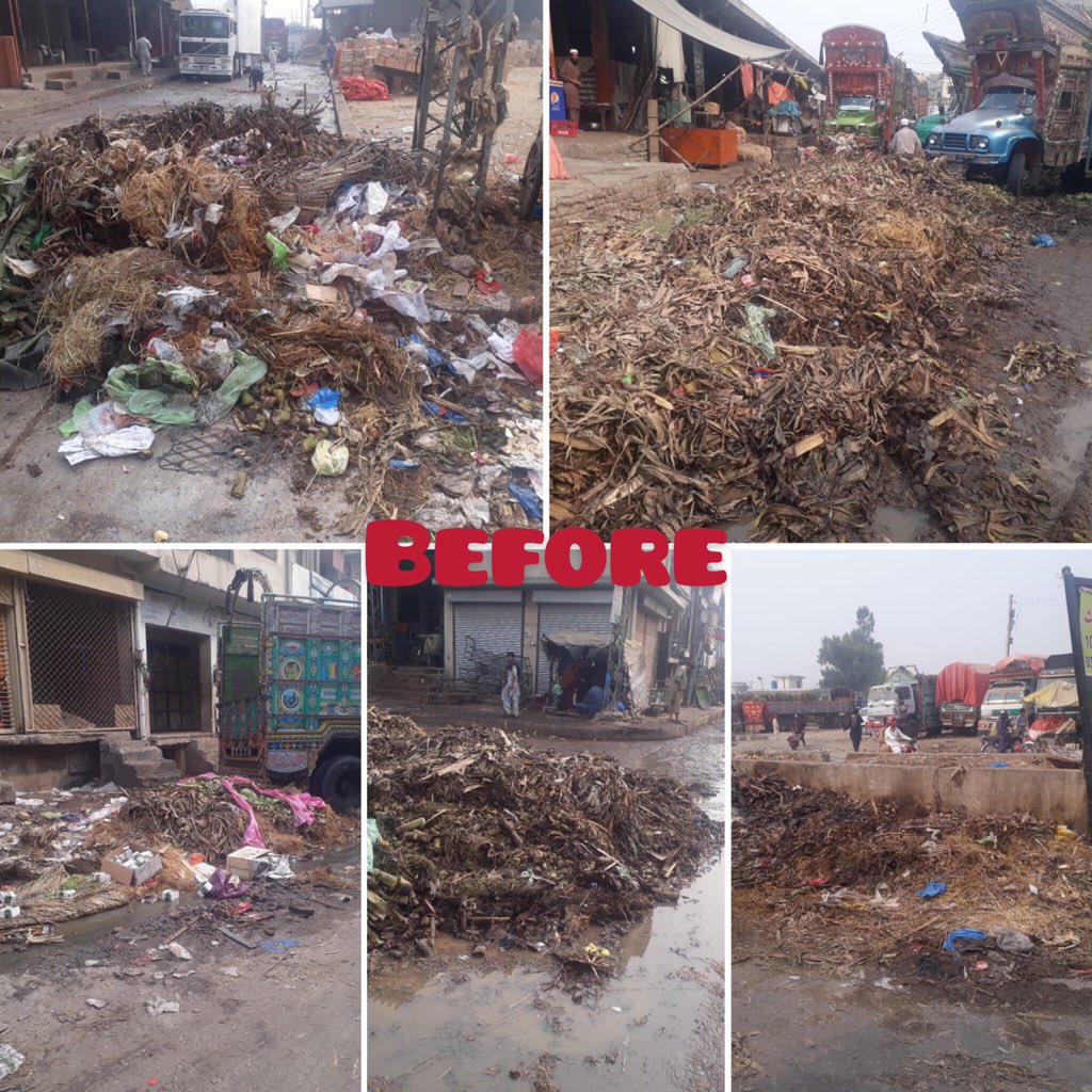 dcislamabad's tweet photo. کیا آپ جانتے ہیں اسلام آباد میں سب سے زیادہ کچرہ کہاں پھینکا جاتا ہے ۔ سبزی منڈی۔ اس کی چند تصاویر صفائی سے پہلے اور صفائی کے بعد ملاحظہ کیجئے ۔ کیا اپ کو کچھ فرق نظر آ رہا ہے ؟ کلین اور گرین کمپین اگرچہ ایم سی آئی کا کام ہے لیکن ضلعی انتظامیہ اس میں بڑھ چڑھ کر حصہ لے رہی ہے https://t.co/bXuUHPdgAQ