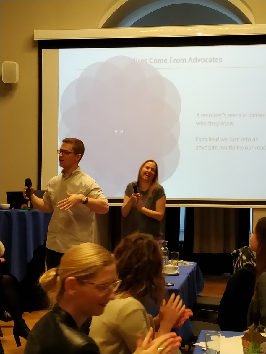 ranjit2281's tweet image. Day5 of Intel&apos;s TA transformation training starts with a session on #dataovergut .@ProseTalent helps TA team think about data differently to find evidence of experience to turn every  candidate into an advocate #IamIntel  #pipelinesoverreqs  @allynbailey @cobyschneider