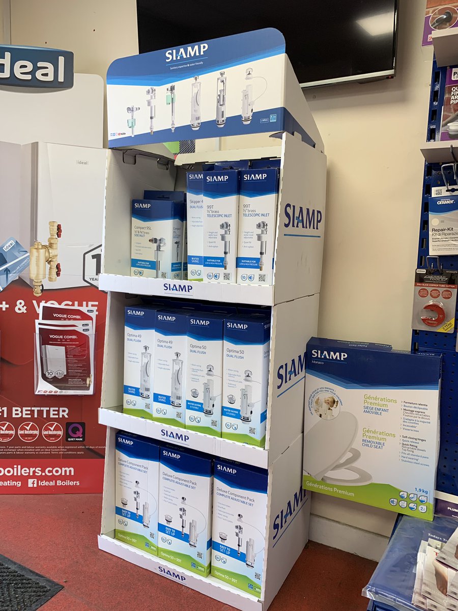 We love getting photos of our toilet repair stands. Thanks to <a href="/BellSupplies/">Bell Plumbing Supplies</a> #Brownhills #Walsall 
<a href="/Bob_SiampUK/">Bob Wainwright</a> 

#siamp
#toiletrepair