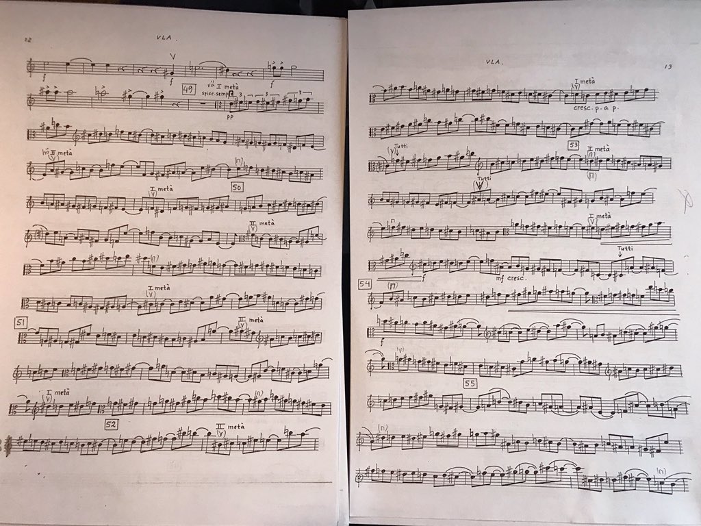 violabjorn's tweet photo. #AllanPettersson 12, page 12-13.  Start practising NOW if you’re planning on playing this piece within the next ten years or so. https://t.co/QEKFwSheVg
