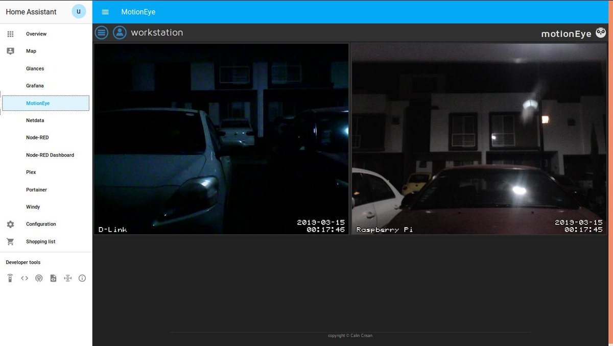 xe1gyq's tweet photo. Hello motionEye @home_assistant #BacabHome #WorkshopInProcess #TILIEducation #ECSHS https://t.co/hgDvcd7H6I