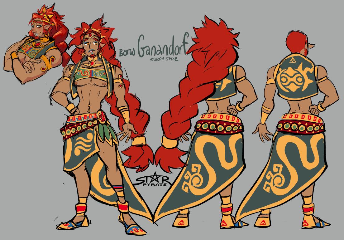 Wanted to bring elements from previous ganons but keep it very 'botw g...