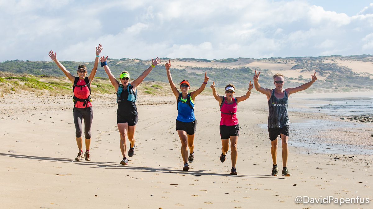 It's that #FridayFeeling! Flashback to last weekend enjoying a couple days of trail running on the #OystercatcherTrail. Nothing like the fresh ocean air and spending time with great people on the #GardenRoute! #friyay #trailrunning