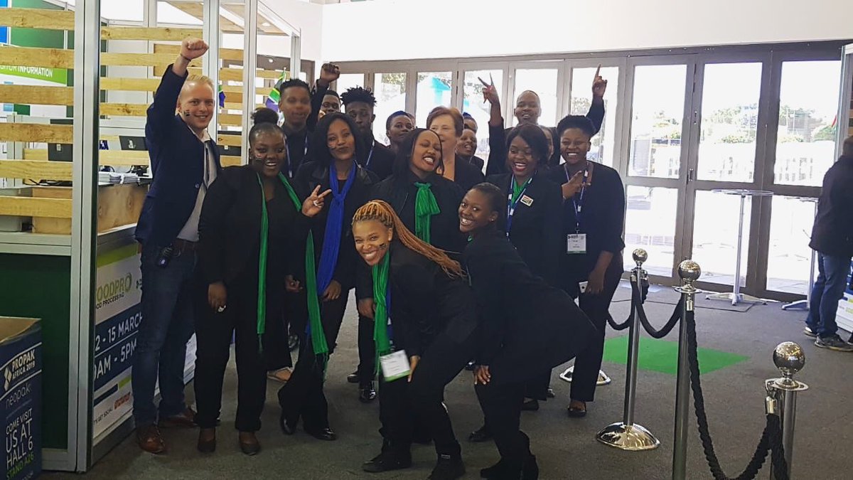 PropakAfrica's tweet photo. The Propak Africa 2019 team is ready and waiting for you at registration for the #Propak19 ‘Local is Lekker’ Day!! It’s the last day so come and join in the activities! 🙌

#Propak19 #packaging #printing #processing #plastics #expo #exhibition #johannesburg #nasrec⁣ https://t.co/H5pHgfhsg3
