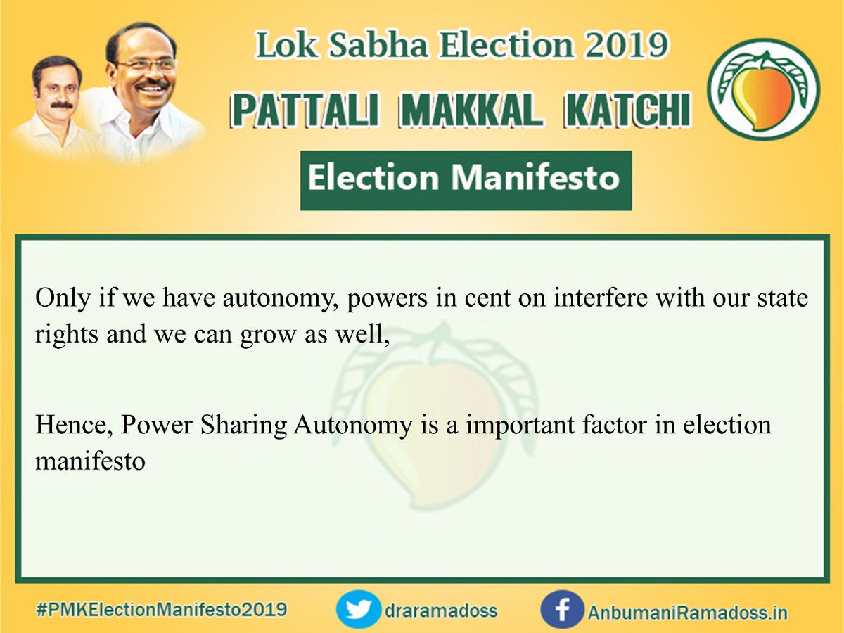 psrajarajan's tweet image. Only if we have autonomy, powers in cent on interfere with our state rights and we can grow as well,

Hence, #PowerSharing #Autonomy is a important factor in election manifesto

#PMKElectionManifesto2019