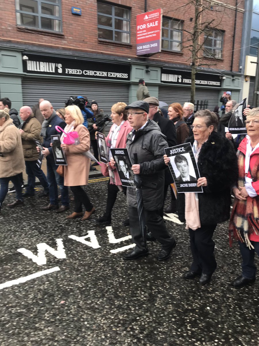 Thank you for all your support in our fight for justice and walking with us yesterday <a href="/ballymurphy11/">ballymurphy11</a> and all the families who attended and sent solidarity - we shall overcome !