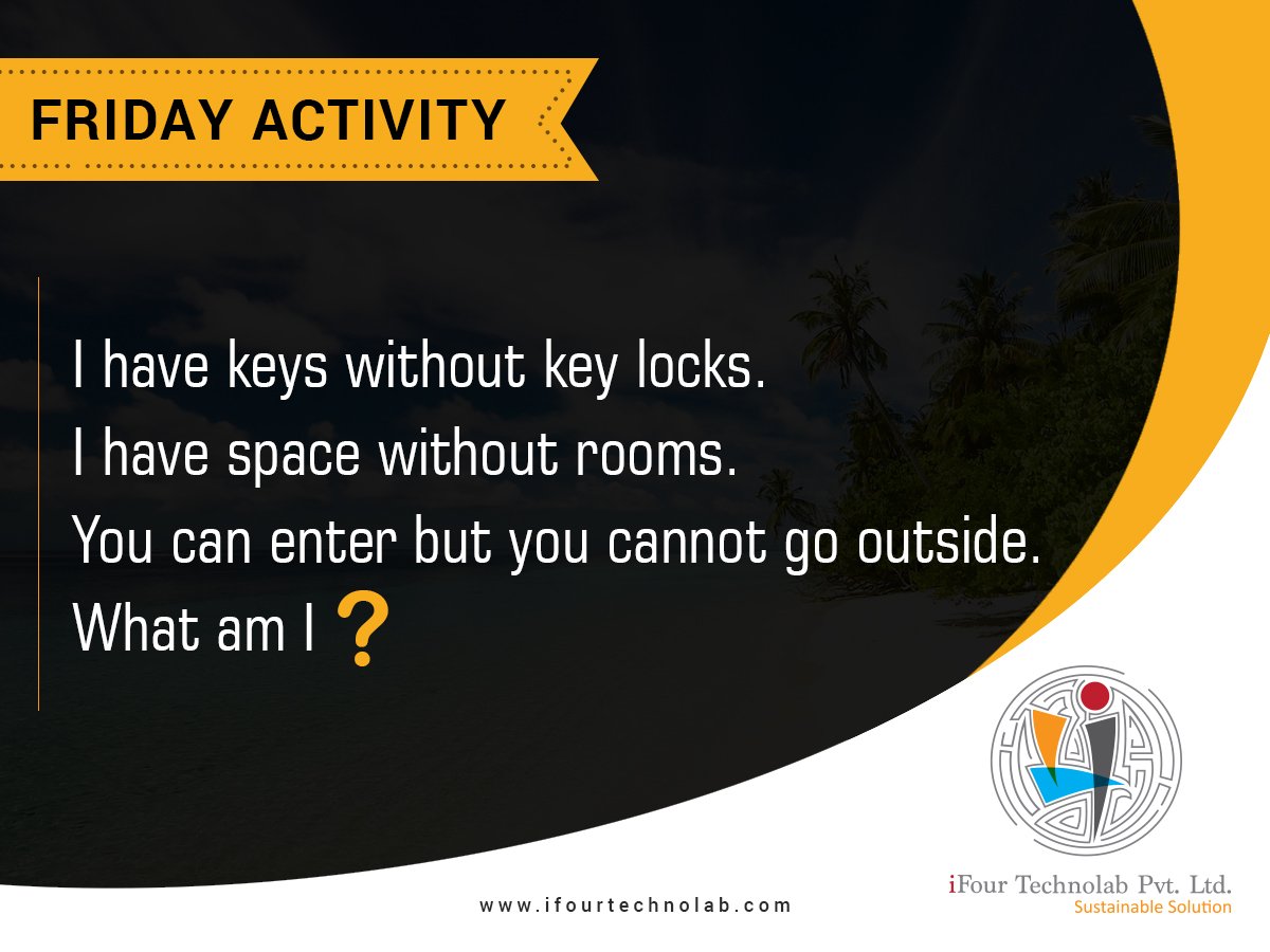 consultifour's tweet photo. Sometimes, you need to look at a problem from another angle to find the solution! Comment your answer when you find it! #fridayactivity
#FridayMotivation #riddle #puzzle #customsoftwaredevelopmentcompany #blockchainconsulting #angularjscompany #nodejscompany #dotnetcompany https://t.co/VcrHCFS4k5