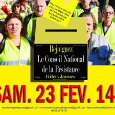 17) en revanche, logiquement, le CNR est invoqué par les gilets jaunes